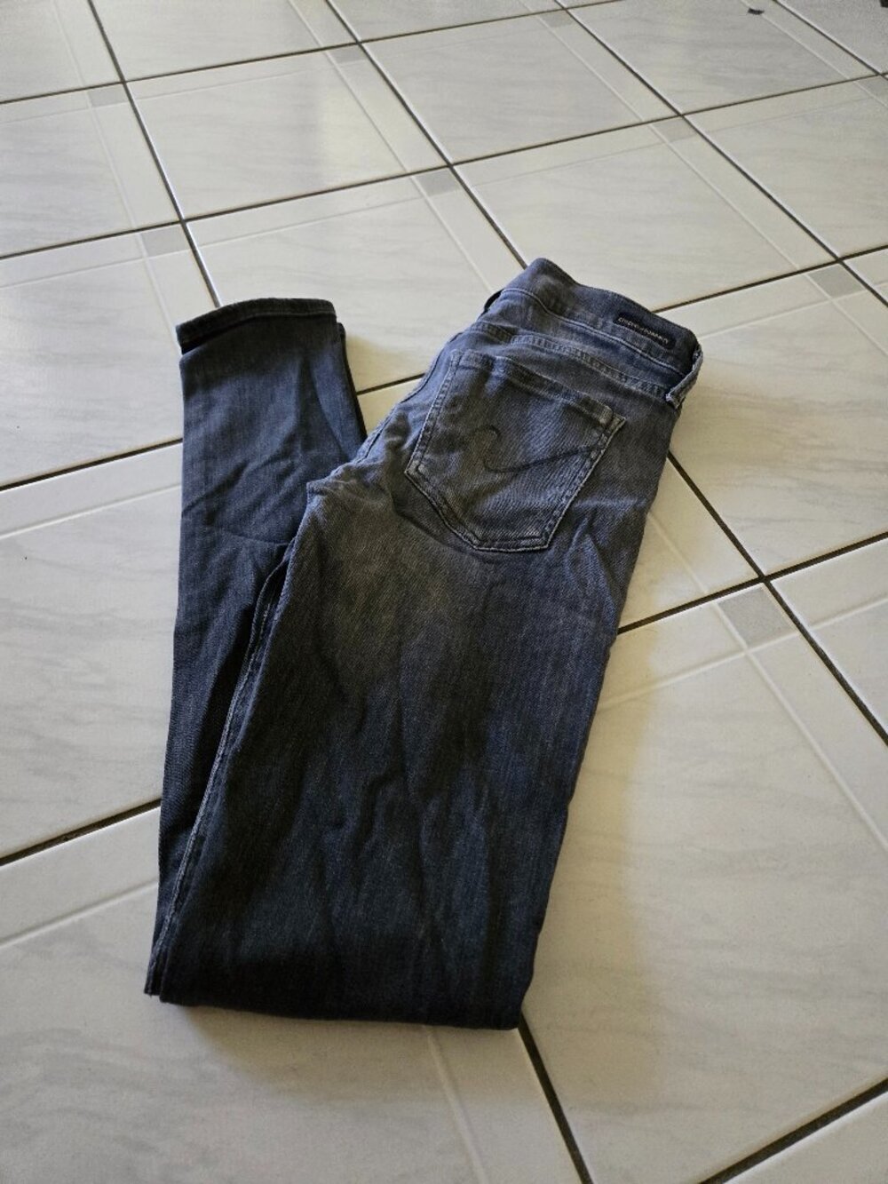 Citizens of Humanity Avedon Low Rise Skinny Jeans Gray 26